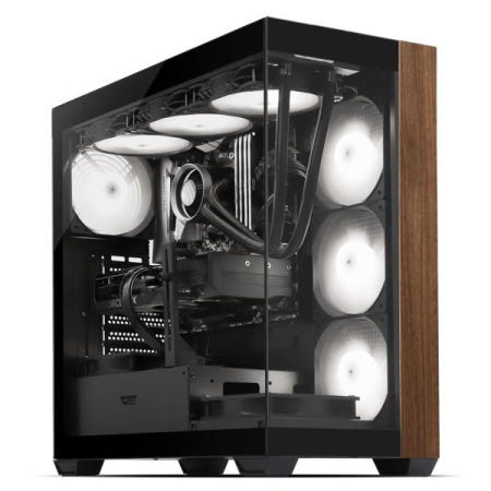 다크플래쉬 다크플래쉬 DS900 ARGB 블랙 우드 PC케이스