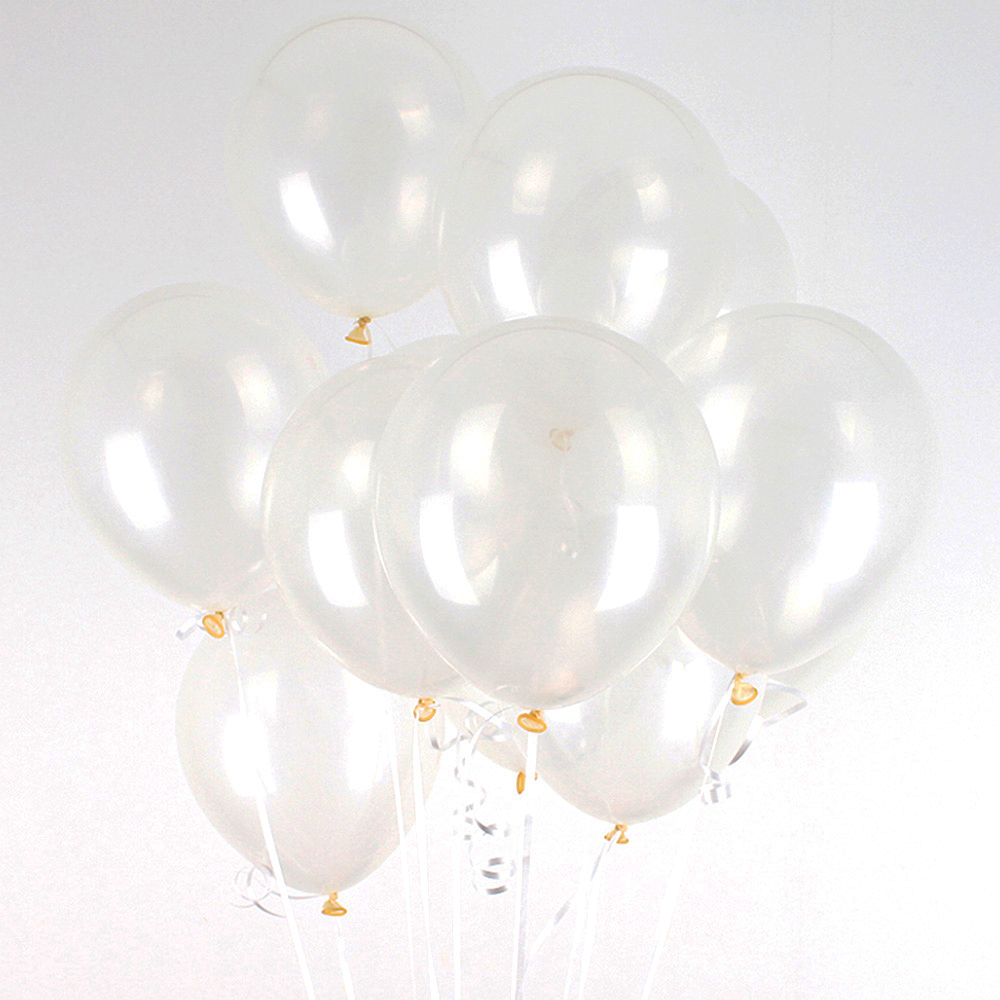 네오12(30cm)크리스탈풍선 50개(클리어) - 메인 이미지