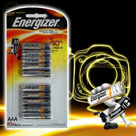 [나야나협력사]에너자이저 어드밴스 AAA 건전지 소형 10개입