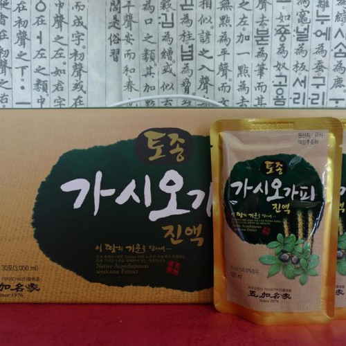 유기토종가시오가피진액 100ml 30포 30포, 1개 - 상품 이미지