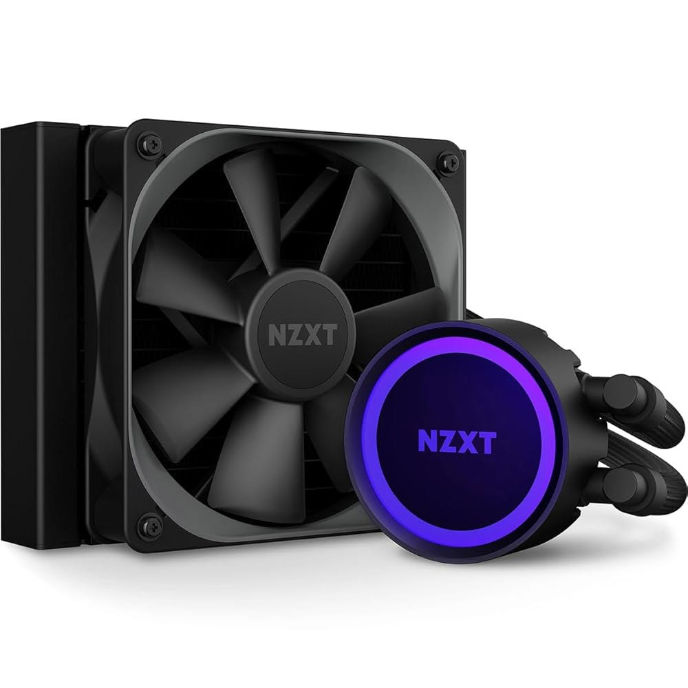 NZXT 크라켄 120 - 올인원 RGB CPU 액체 쿨러 인피니티 미러 디자인 CAM으로 구동 - 상품 이미지