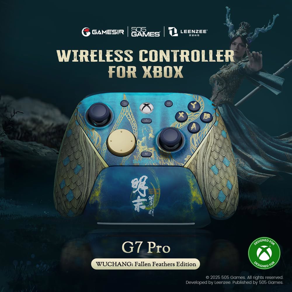 Xbox Series X|S, One, PC, Android, 게임 컨트롤러, 3.5mm 오디오 잭, 홀 효과 아날로그 트리거, TMR 스틱, 1000Hz 폴링 속도 Wuchang - 상세 이미지 2