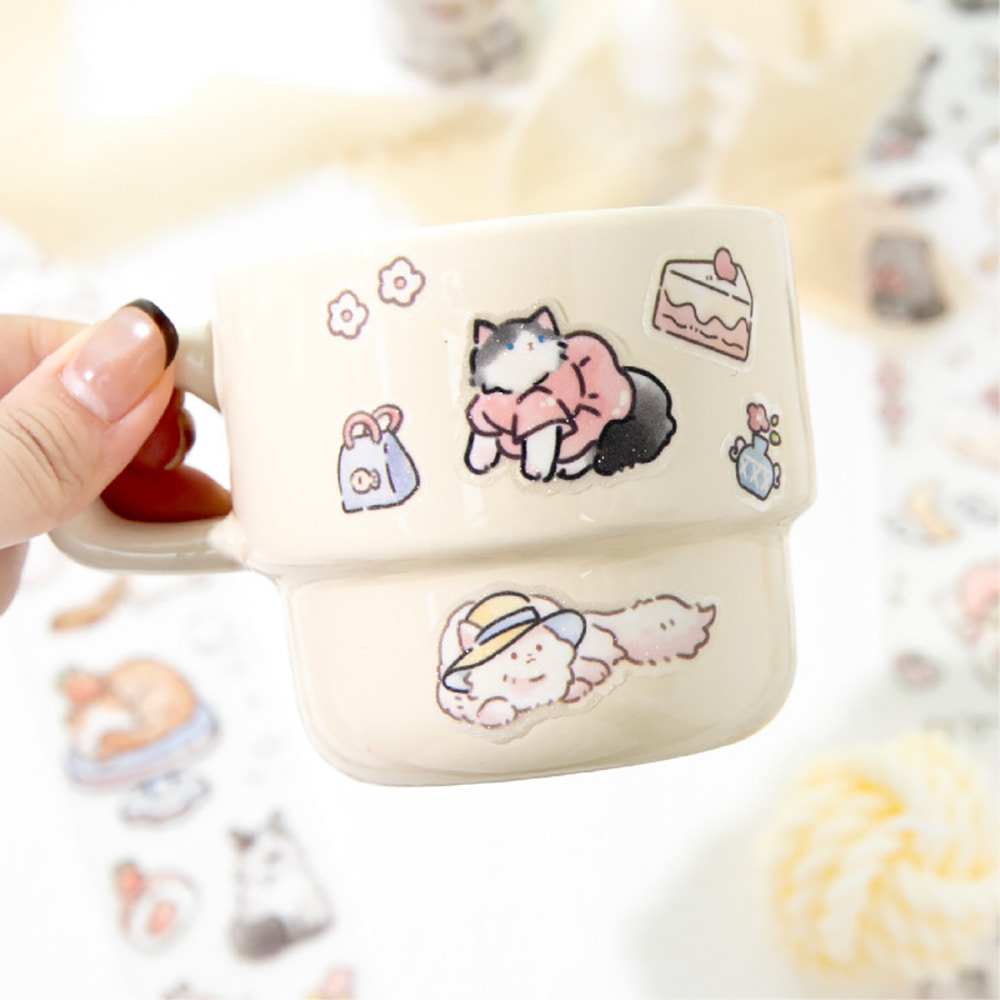 [세트구매 4종] 귀여운 키스컷 다꾸 마스킹테이프 이미지 2