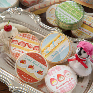 층층 과일케이크쌓기 다이어리꾸미기 라인 마스킹테이프 딸기 고양이 실사용 후기 | 효과 있을까? - 상품 이미지 1