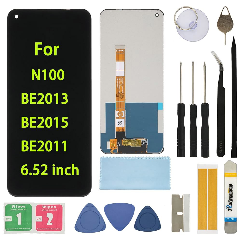 Oneplus Nord N100 BE2013 BE2015 BE2011 6.52 용 LCD 화면 교체, 1+ 디스플레이 패널 어셈블리 터치스크린 디지타이저 도구 포함 N100 - 상품 이미지