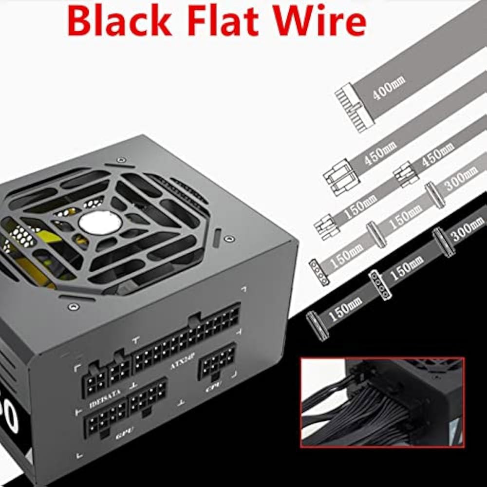 FSP 클래식 버전 MS 450 SFX 80PLUS 브론즈 모듈 사일런트 소형 전원 공급 장치 450W FSP450-50SD용 PSU - 상세 이미지 3