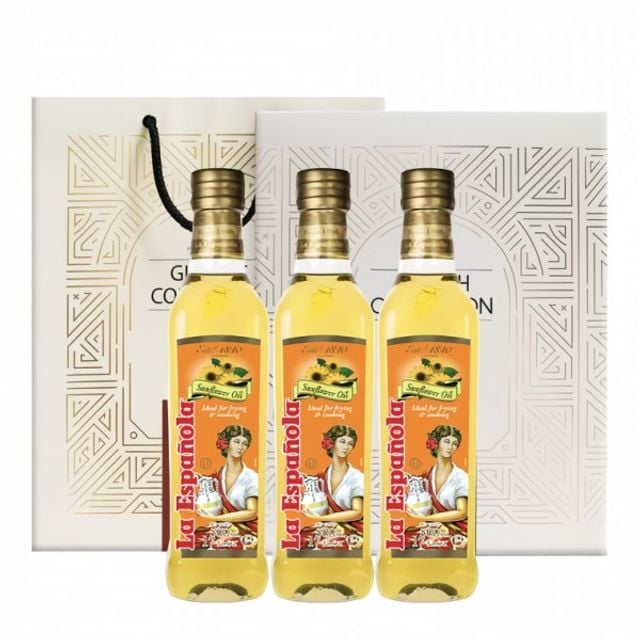 해바라기유 인기 (에스파놀라) 품격 500ml 3병 선물세 - 상품 이미지
