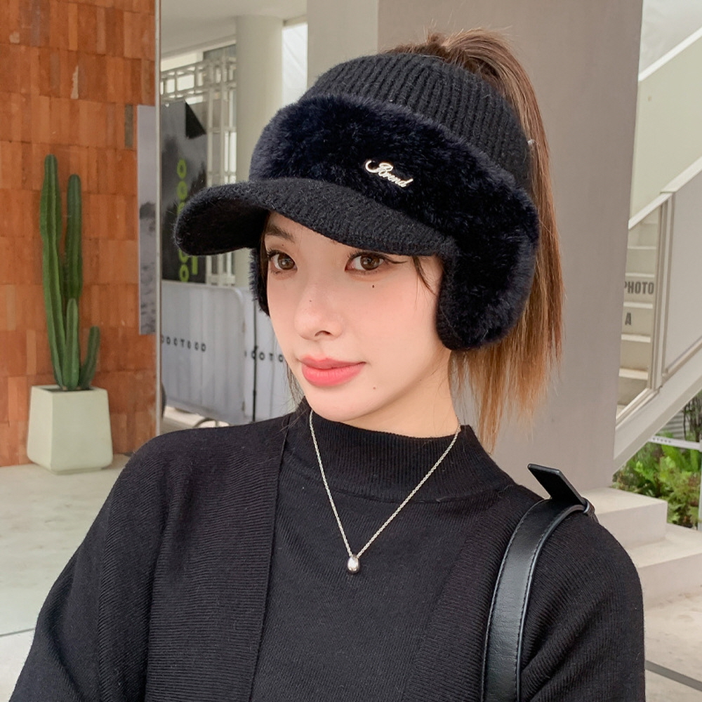 030076 방한 귀달이 골프 등산 조깅 모자 - 상품 이미지