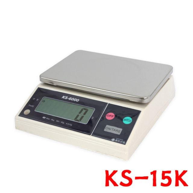 경인산업 양방향 표시저울 KS-15K 전자저울 LCD저울 - 상품 이미지