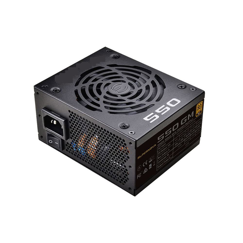 EVGA용 PSU SFX ITX ECO 풀 모듈 80PLUS 골드 게임 음소거 전원 공급 장치 550W 550GM - 상품 이미지