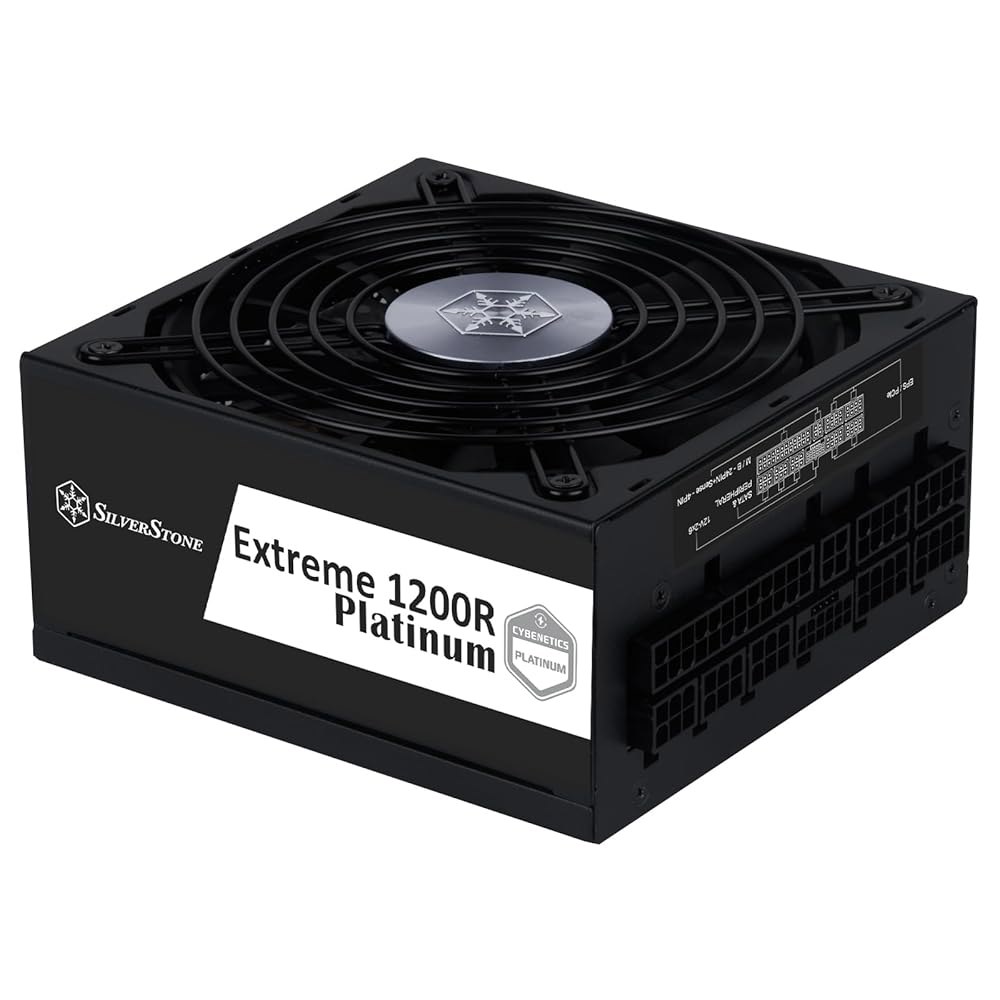 실버스톤 테크놀로지 익스트림 1200R 플래티넘 사이베네틱스 1200W SFX-L 전원 공급 장치, SST-EX1200R-PL 800W SFX12V - 상품 이미지