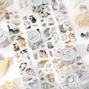 [세트구매 4종] 귀여운 키스컷 다꾸 마스킹테이프 실사용 후기 | 효과 있을까? - 상품 이미지 1