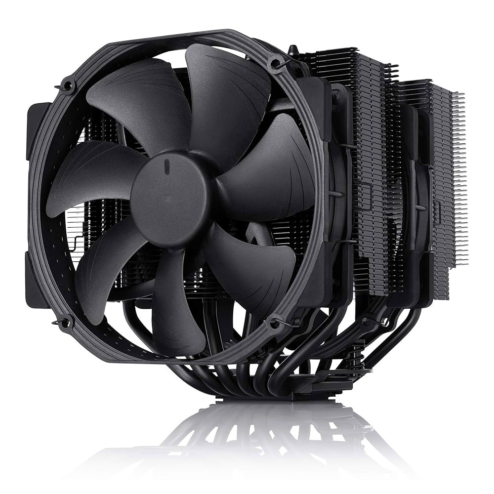 녹투아 NH-D15 크로맥스.블랙, 듀얼 타워 CPU 쿨러(140mm, 블랙) Cooler - 상품 이미지