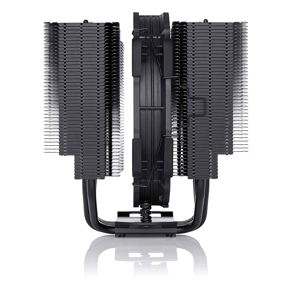 Noctua NH-D15S 크로맥스.블랙, 프리미엄 듀얼 타워 CPU 쿨러, NF-A15 PWM 140mm 팬(블랙) - 상세 이미지 3