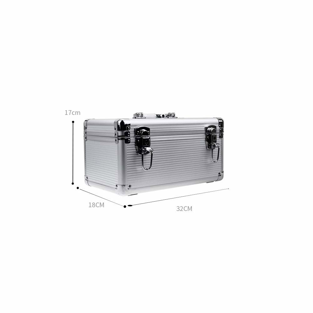2.5인치 / 3.5인치 IDE SATA HDD 알루미늄 및 EVA 보호 여행 가방 슈트케이스(8 x 3.5 6 하드 드라이브용) - 상세 이미지 3