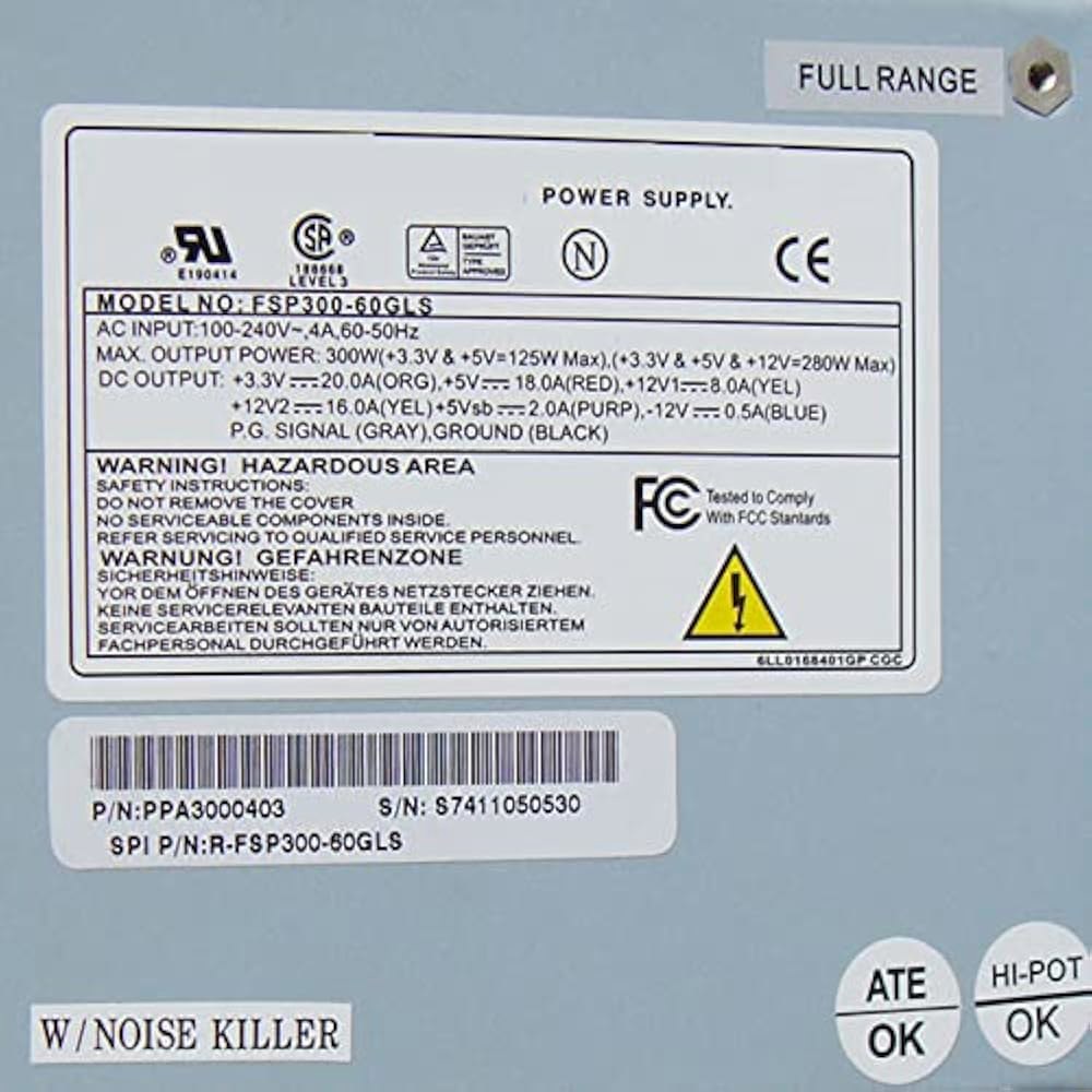 FSP 마이크로ATX MATX SFX 300W 전원 공급 장치 FSP300-60GLS HK300-41GP용 PSU - 상세 이미지 3