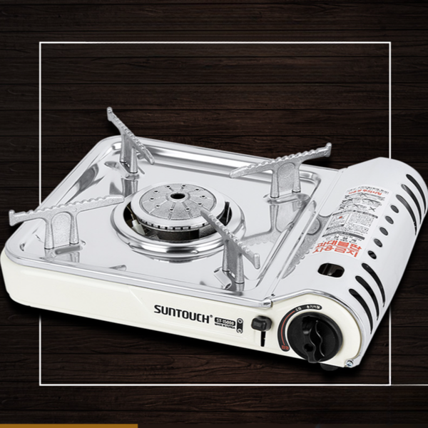 휴대용 야외용 버너 스테인레스 바람막이 가스 버너 캠핑용 레저용