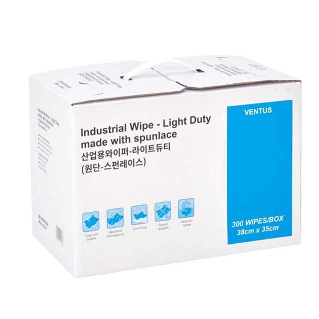 국산 산업용와이퍼 라이트듀티B 350x380mm(300매) - 상품 이미지