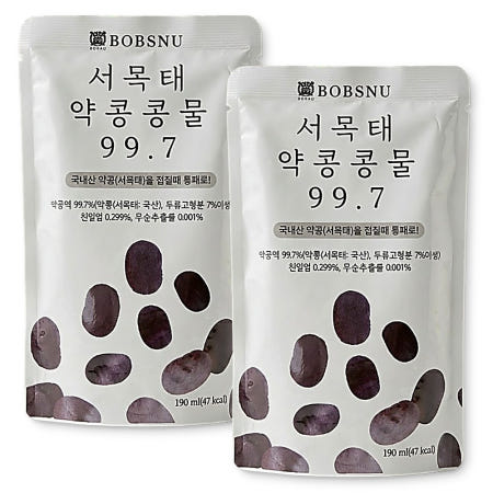 식사대용 서울대 밥스누 서목태 약콩두유 콩물 국내산 20팩 2박스
