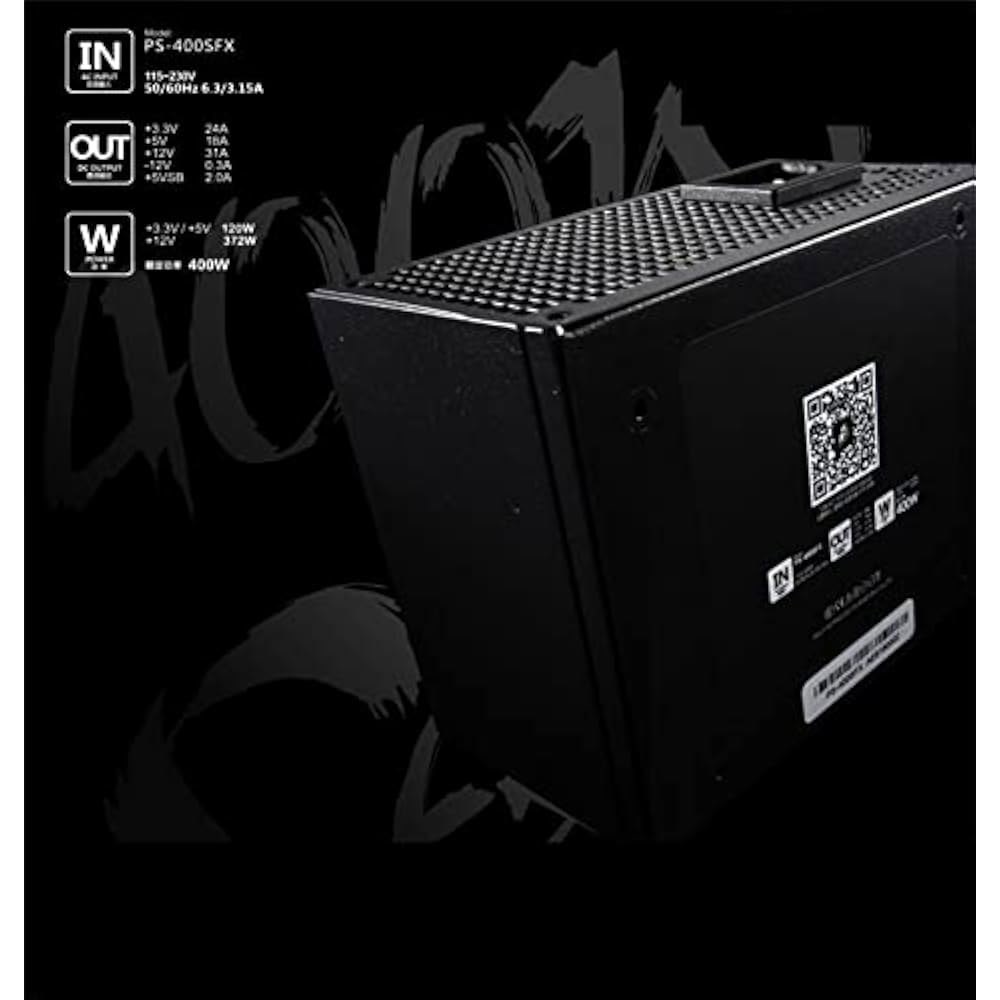 블랙 위도우 SFX 마이크로 준은 HTPC / ITX 섀시 400W 전원 공급 장치 PS-400SFX용 PSU - 상세 이미지 2