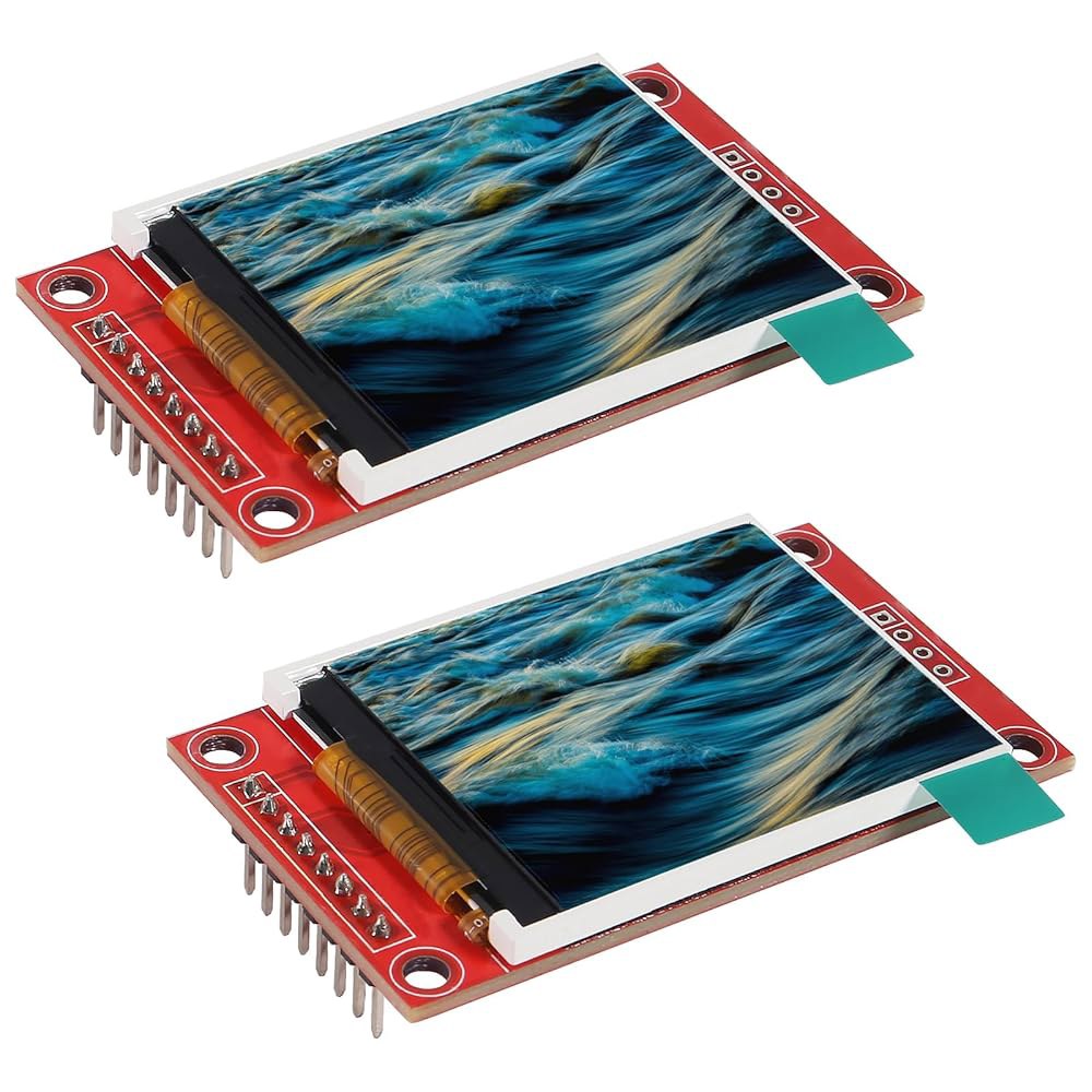 XIITIA 2pcs 1.8 SPI TFT LCD 디스플레이 화면 모듈 ST7735 128 160 실드 3.3V 5.5V 51 /AVR /STM32 /ARM 8 /16 비트 (아두 - 상품 이미지