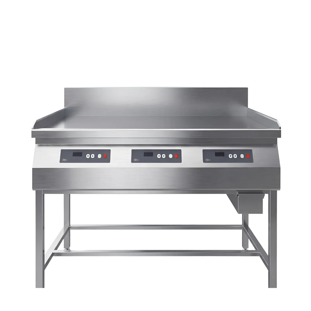 전기그리들 업소용 인덕션 디포 1200 3구 고급 부침기 부침개 그릴 철판 10.5KW - 상세 이미지 3