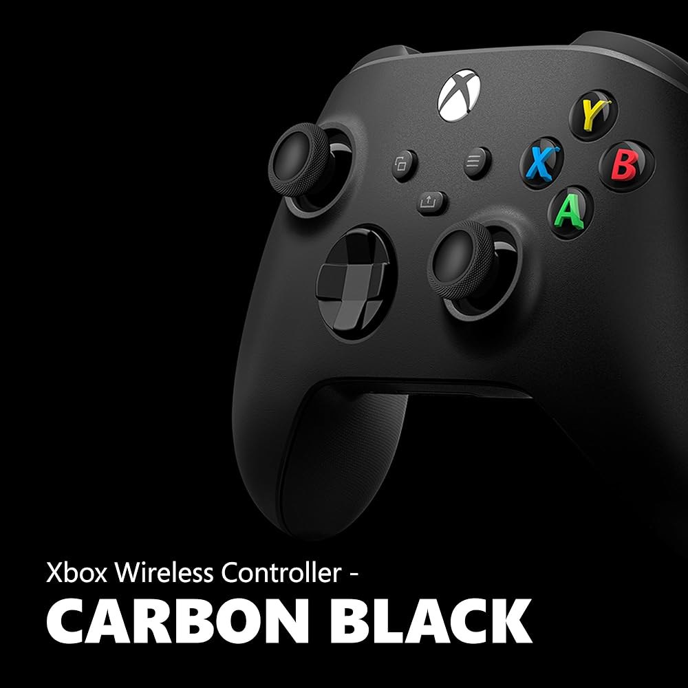 Xbox 무선 게임 컨트롤러 (2025) u2013 카본 블랙 Xbox, Windows, Android, iOS, FireTV Sticks, 스마트 TV, VR 헤드셋에서 플레이하 - 상세 이미지 2