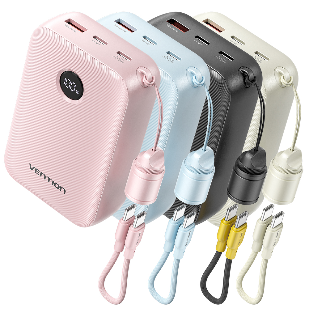 벤션 Velo PD 고속충전 보조배터리 22.5W FKA FKB 20000mAh, 베이지 - 상세 이미지 2