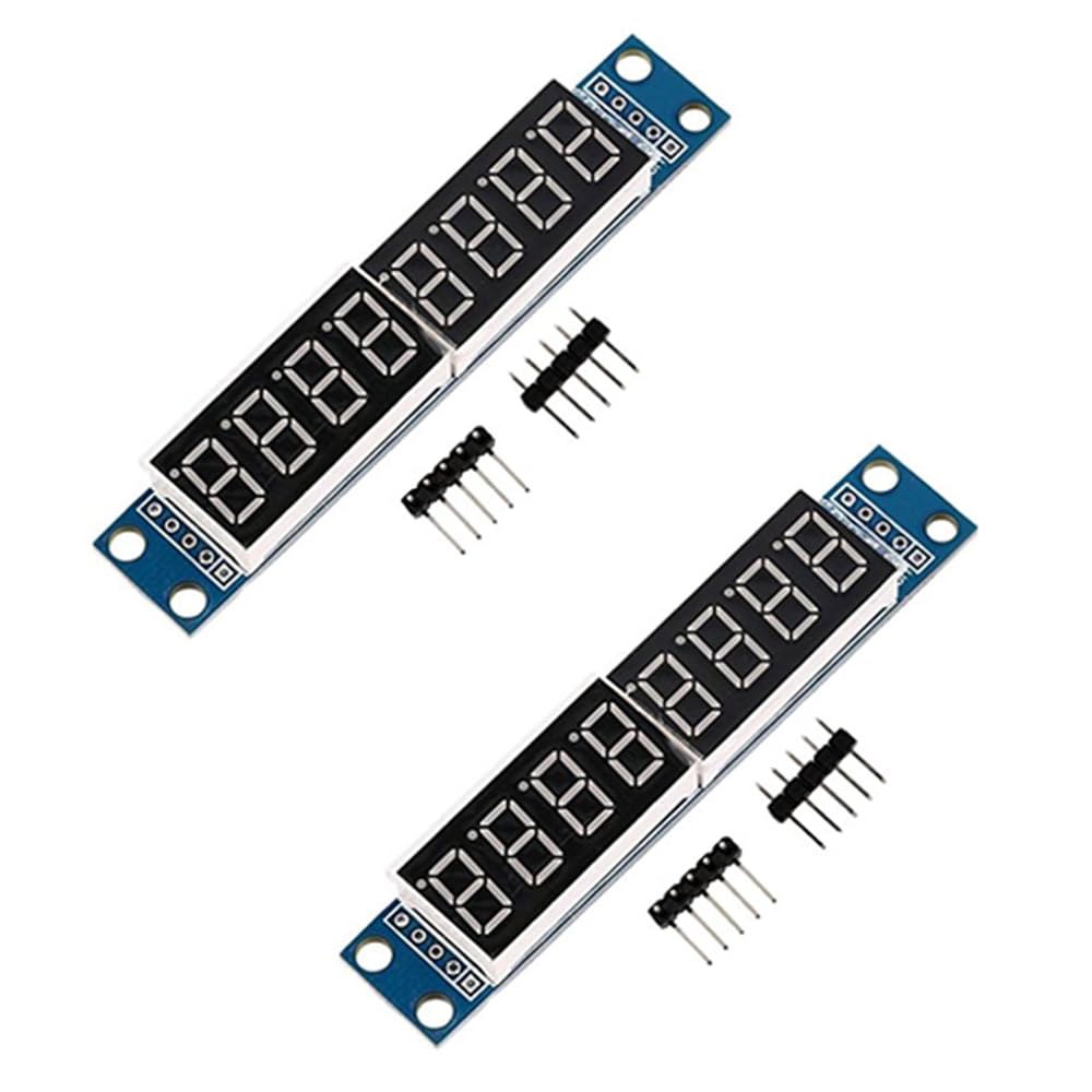 아두이노 51 /AVR /STM32용 하이렛고 2pcs MAX7219 8-디지털 세그먼트 디지털 LED 디스플레이 튜브 - 상품 이미지