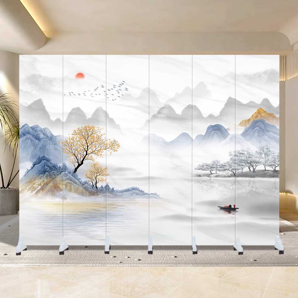 그림 파티션 스크린 접는 풍경 스튜디오 일식집 호텔 240x180cm / 기본형 - 상세 이미지 4