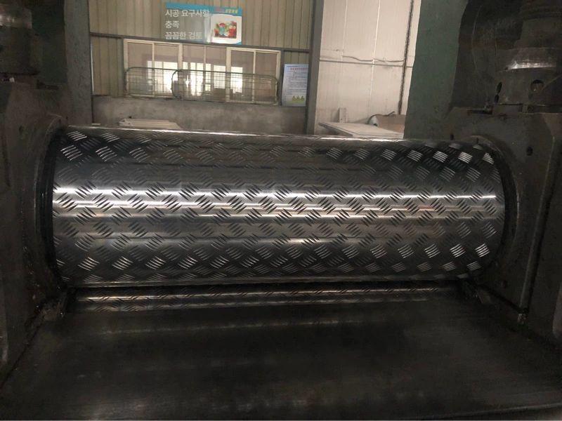 알루미늄 체크판 패턴 절단 미끄럼 무늬판 강판 1.2x1000x2000 - 상세 이미지 2