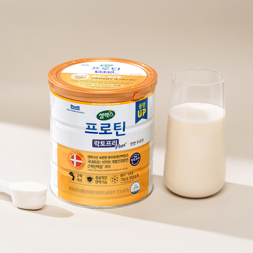 셀렉스 프로틴 락토프리 플러스 근력 개선 단백질 608g, 1개 사진 4