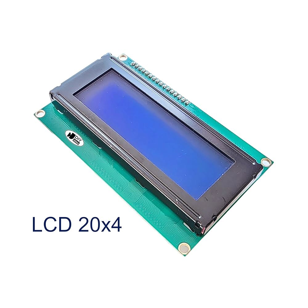 LCD 2004 I2C (TWI) 20x4 디스플레이 모듈, 블루 백라이트, 조절 가능한 명암비, 아두이노 우노 R3 R4, ESP32, ESP8266, 라즈베리 파이, 튜토리얼 - 상세 이미지 3