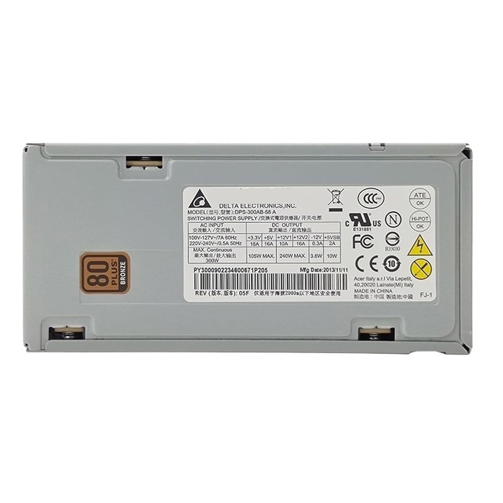 DPS-300AB-58A 사일런트 매트스 전원 공급 장치 300W 데스크탑 SFX 80+ 브론즈 서버 /htpc용 - 상세 이미지 3
