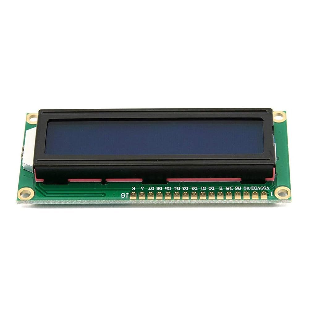 HiLetgo 2pcs DC3.3V HD44780 1602 16x2 문자 LCD 디스플레이 어댑터 모듈 블루 백라이트, 아두이노 UNO R3 MEGA2560 나노 마감 라즈베리 - 상세 이미지 3