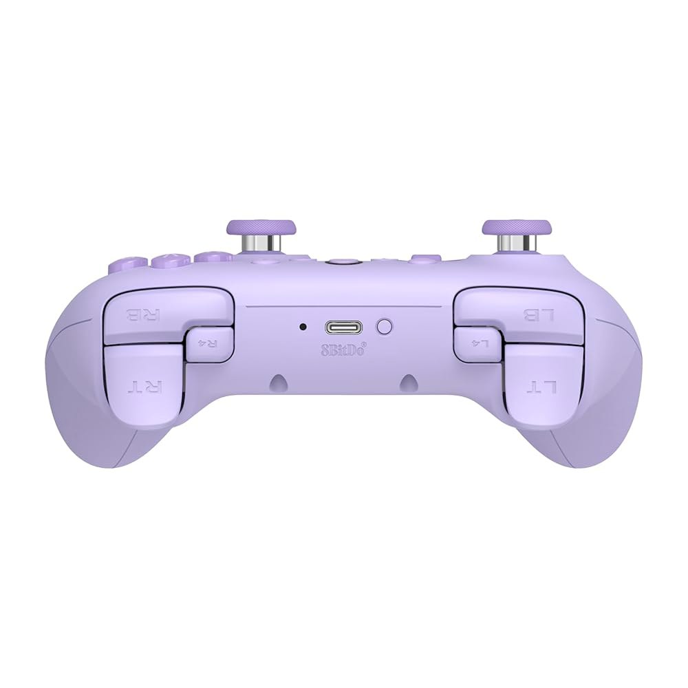 8Bitdo Ultimate 2C 홀 효과 조이스틱 및 트리거, 리매핑 가능한 L4/R4 범퍼, 터보 기능 럼블 진동(퍼플)을 갖춘 Windows PC Android용 무선 컨트롤 - 상세 이미지 3
