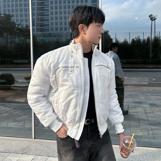 4온스 겨울항공점퍼 남자패딩점퍼 - 상품 이미지