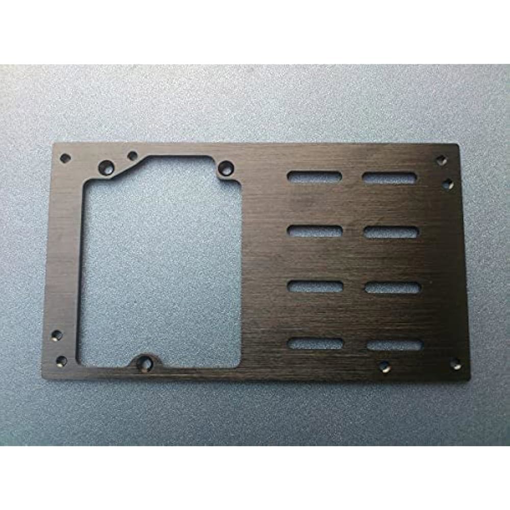 zatagen 1PC 컴퓨터 케이스 전원 어댑터 플레이트 ATX에서 SFX TFX 플렉스 두께 3mm 알루미늄 양극 산화 처리(ATX에서 1U 세로 버전) 1 Atx to Sfx - 상세 이미지 2