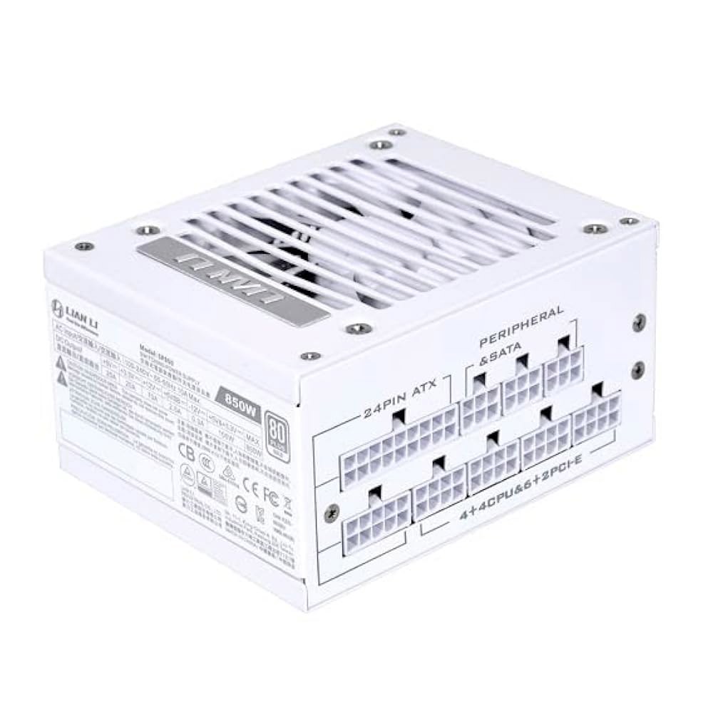 리안 리 SP 850 80+ 골드, 화이트 컬러, 퍼포먼스 SFX 폼 팩터 전원 공급 장치 - SP850 SFX 750W White - 상세 이미지 2