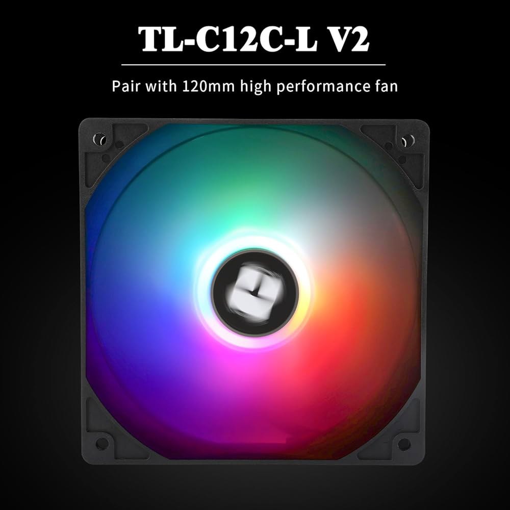 Thermalright Assassin X 120R SE V2 CPU 쿨러, 4 6mm 히트 파이프, 1550RPM 속도 120mm RGB PWM 조용한 팬 S-FDB 베어링, - 상세 이미지 3