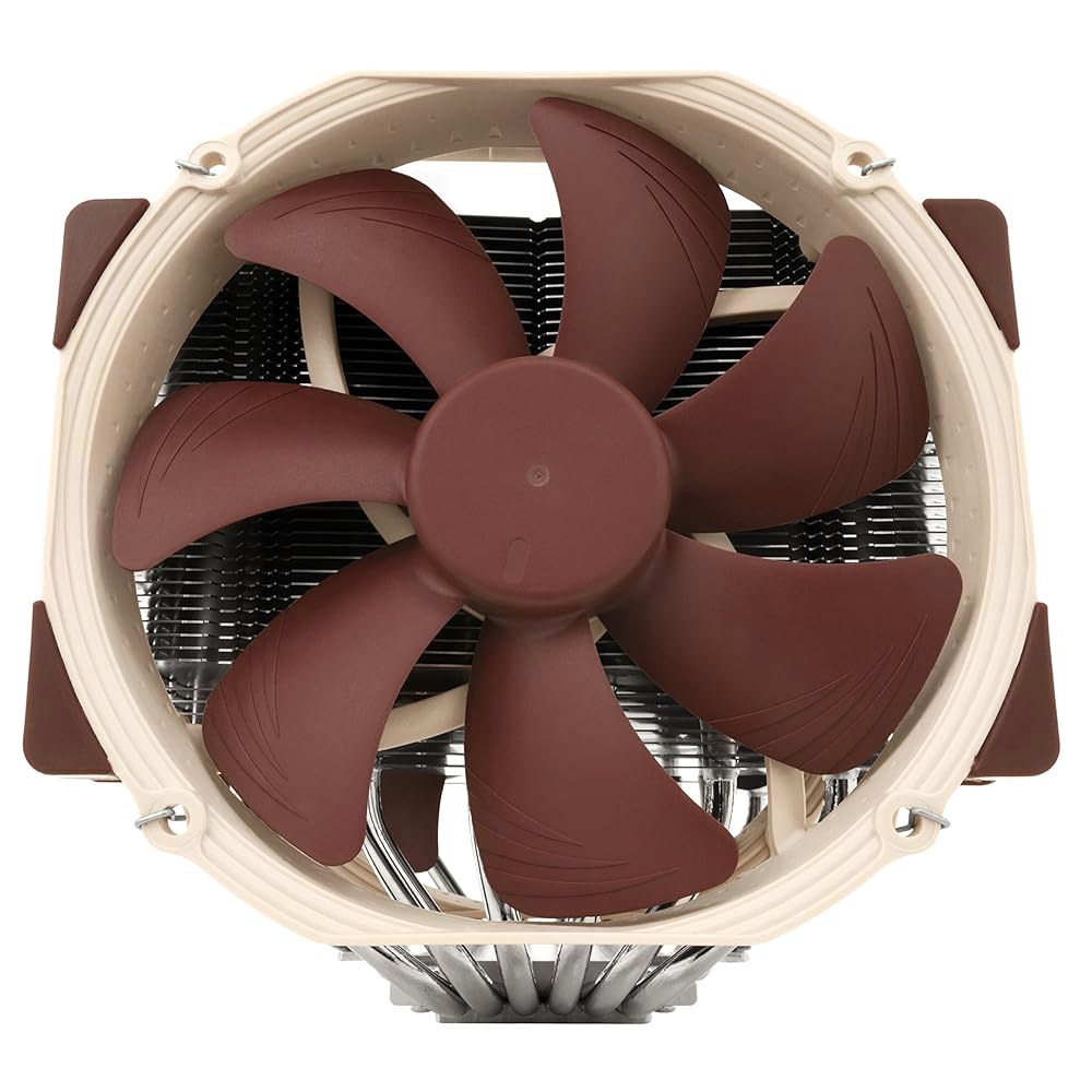 Noctua NH-D15, 프리미엄 CPU 쿨러, 2배 NF-A15 PWM 140mm 팬(브라운) - 상세 이미지 3