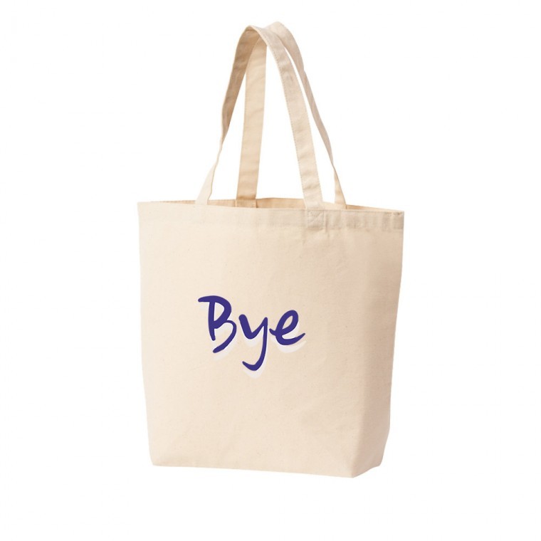에코백 토트백 BYE 영어 안녕 헤어짐 영어인사 추가 글자디자인 무료 - 메인 이미지