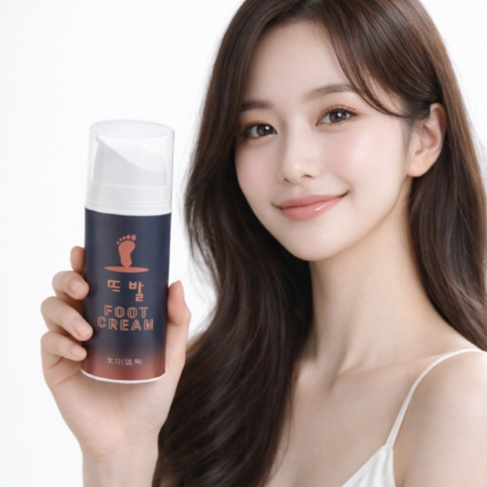 뜨발 온열 풋크림 뒤꿈치 각질 제거 갈라짐 보습제 부모님 수족냉증 선물 - 상세 이미지 4