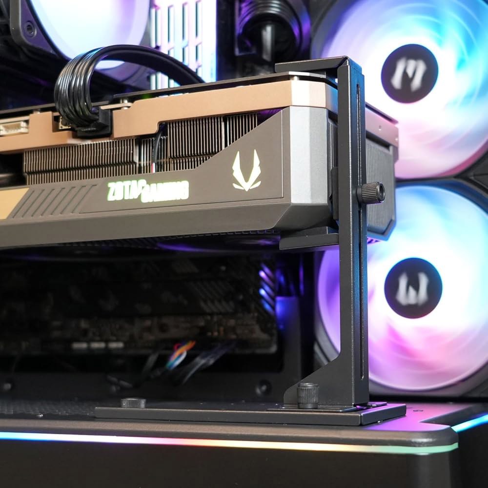 잘만 VS2 GPU 지원 브래킷, 스크류 마운트 그래픽 카드 브레이스, 조절 가능한 안티 사그 홀더, 비디오 스탠드, PSU 슈라우드 또는 팬 마운트에 적합, 5080 시리즈 GP - 상세 이미지 2