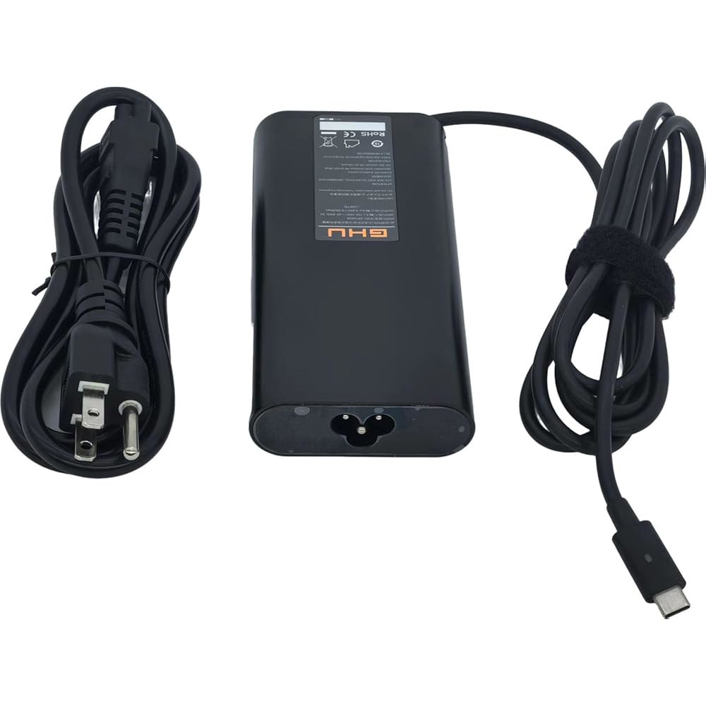 GHU 130W 타입-C 고속 충전기 Dell XPS 15 9550 9560 9570, Precision 5510 5520 5530 5540, M3800 | USB-C 노트북 전원 - 상세 이미지 2