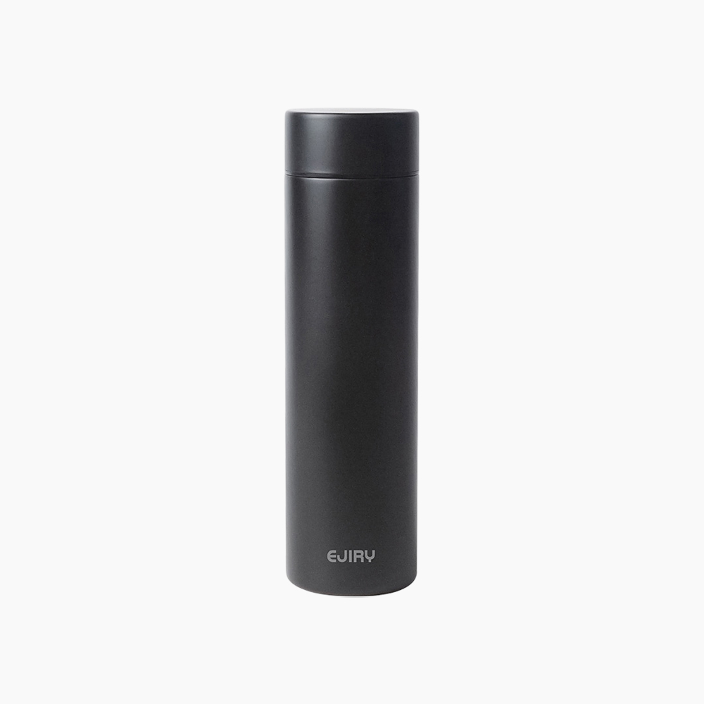 에지리 베이직 보온보냉 텀블러 400ml, 오닉스블랙 - 상품 이미지