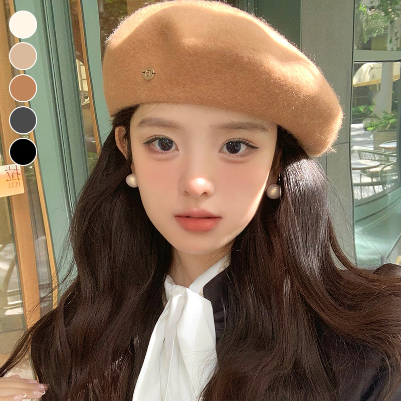 골드B장식 베레모 EL-1004800 - 메인 이미지