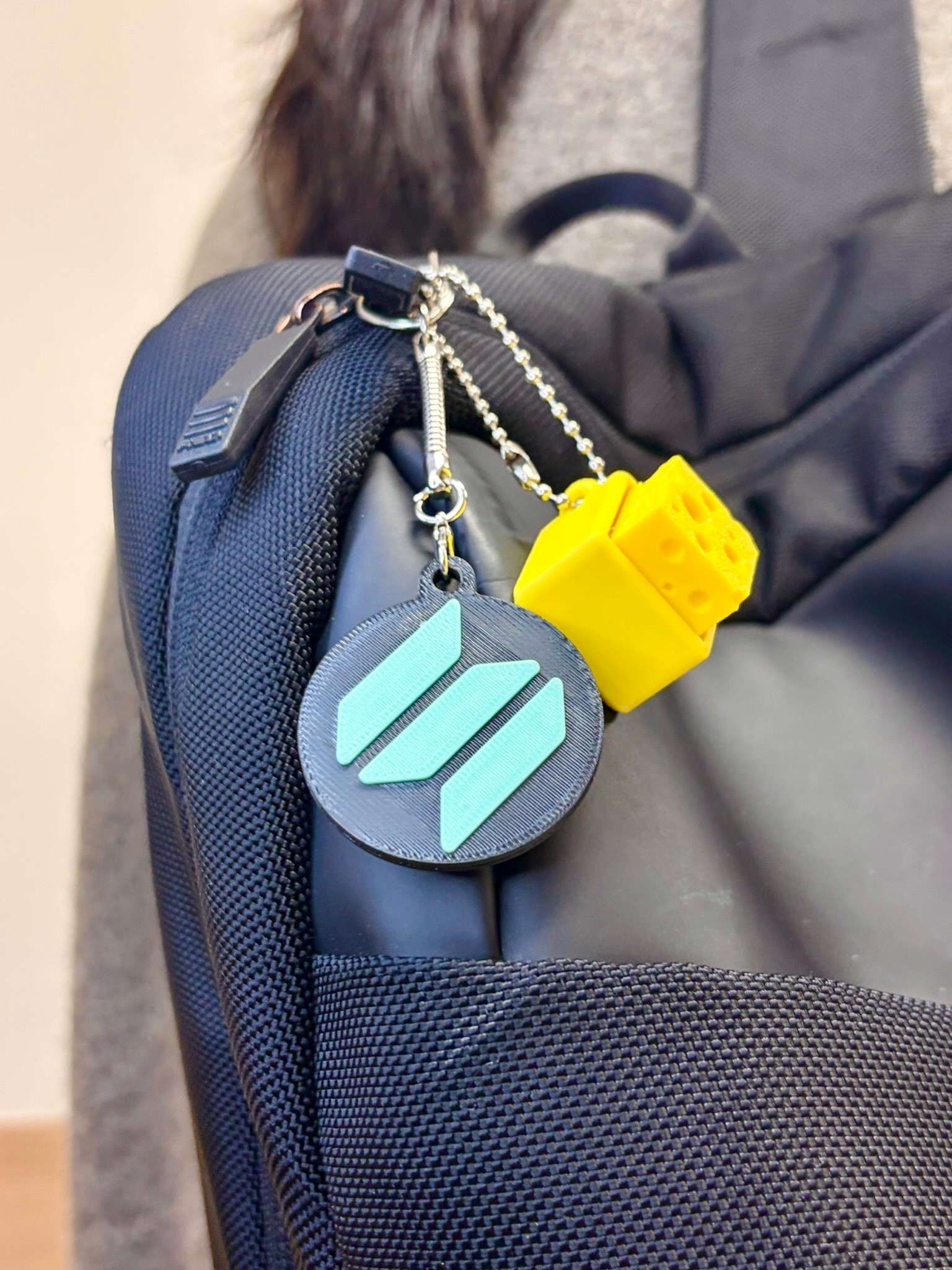 귀여운 치즈 딸깍이 키보드 키캡 클리커 키링 피젯 토이 커플템 레이어블 이미지 4