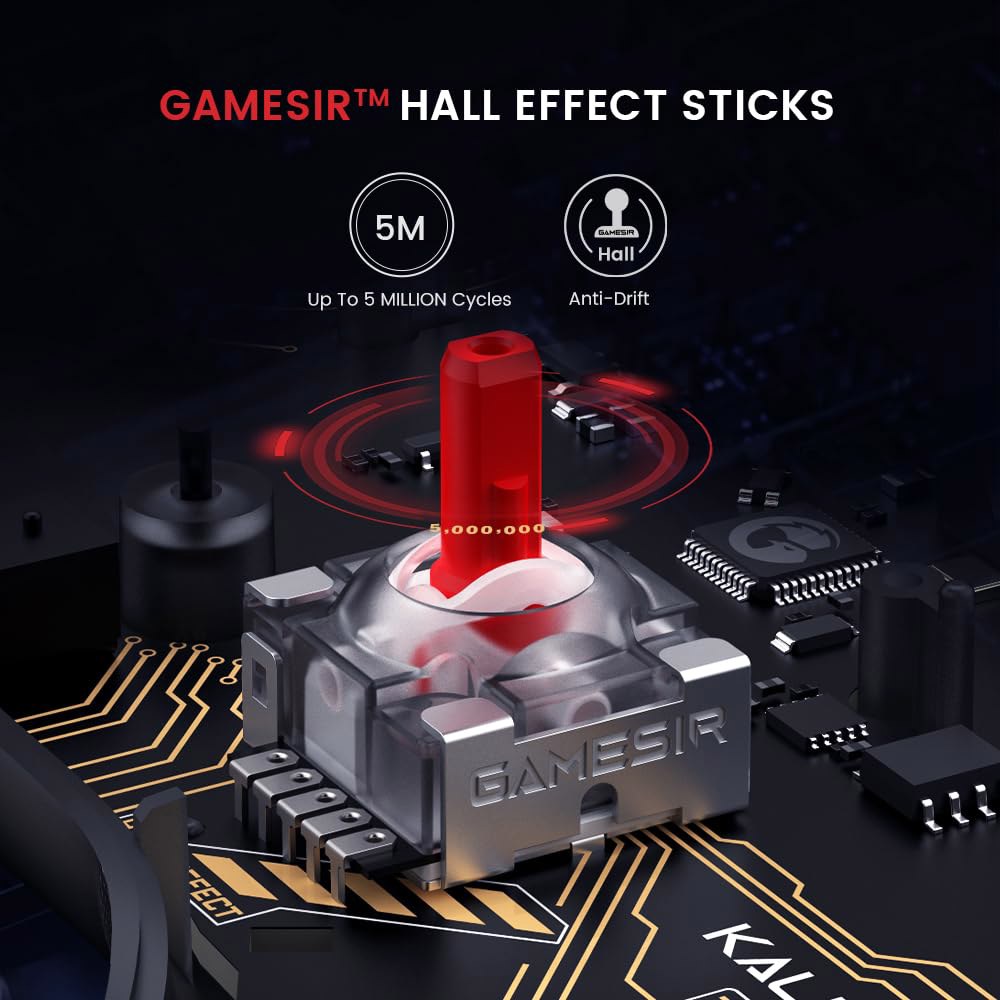 Xbox Series X|S, One, Windows 10 /11 & Steam, 플러그 앤 플레이 게임 패드용 GameSir Kaleid 유선 컨트롤러, 홀 효과 조이스틱 포함 - 상세 이미지 2
