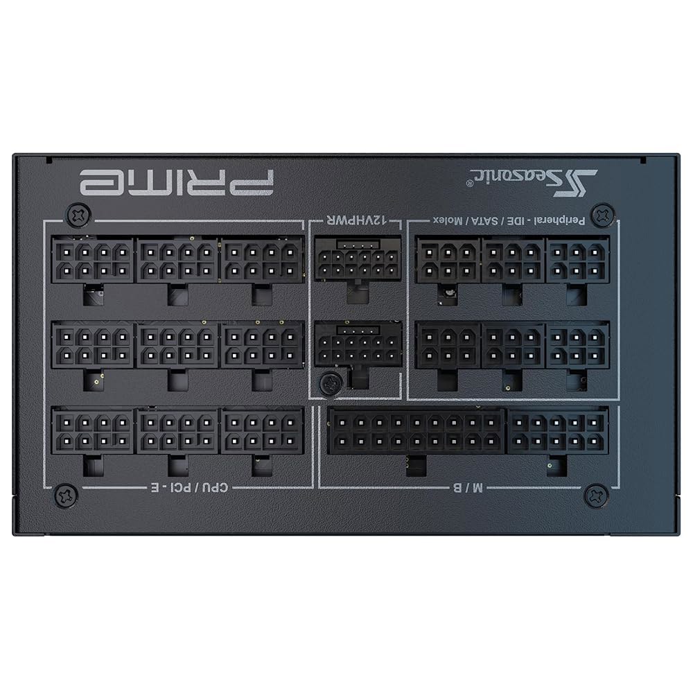 시즌 프라임 TX-1600-1600W - 80+ 티타늄 ATX 3.0 및 PCIe 5.0 준비 완료 완전 모듈식 프리미엄 일본 커패시터 Nvidia RTX 40/50 AMD GPU - 상세 이미지 3